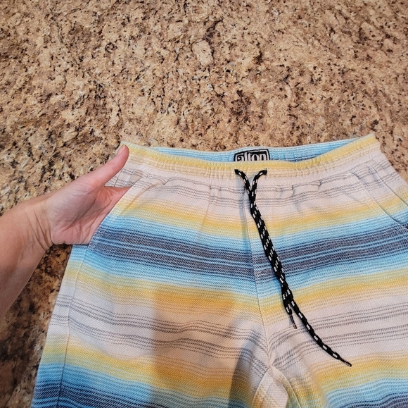 ALTON Hombre Terry Shorts Stripe Summer Men's Large - Picture 6 of 9